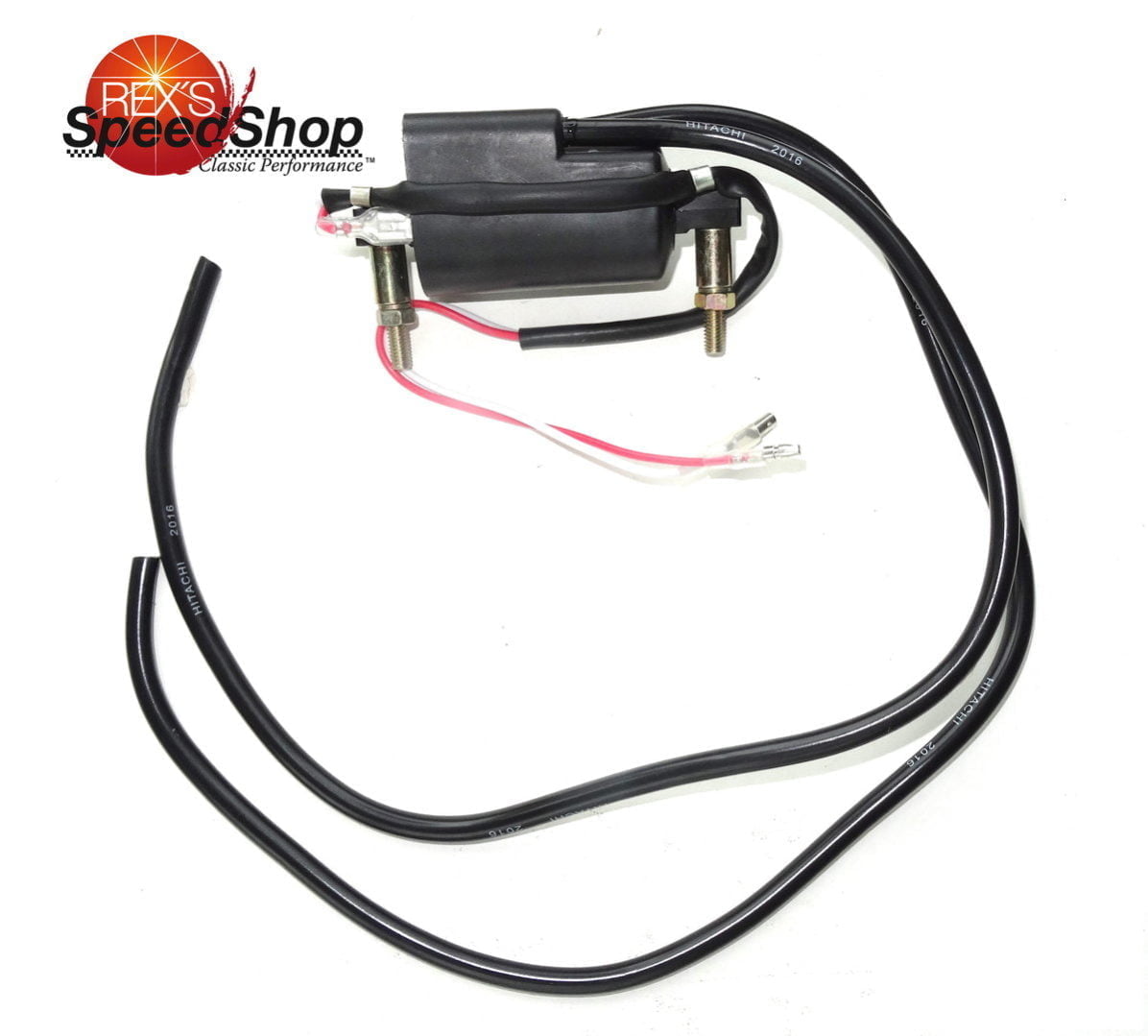 12 Volt Points Ignition Dual Lead HT Coil Rex's Speed Shop