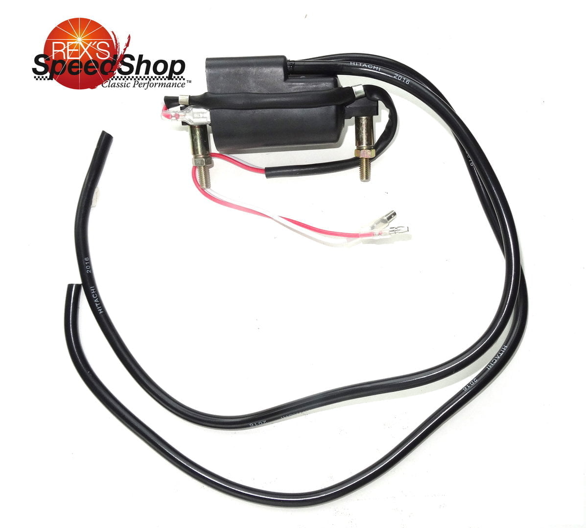 12 Volt Points Ignition Dual Lead HT Coil Rex's Speed Shop