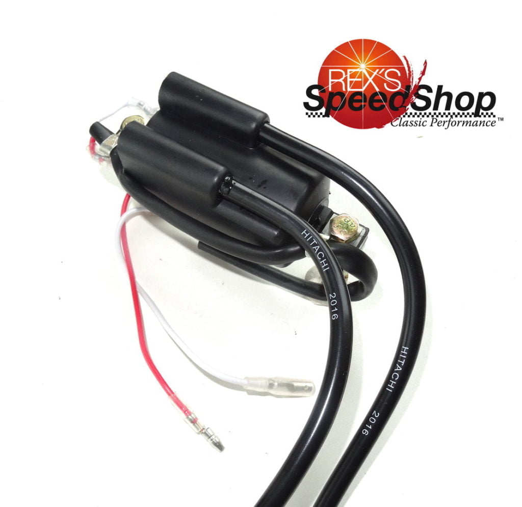 12 Volt Points Ignition Dual Lead HT Coil Rex's Speed Shop