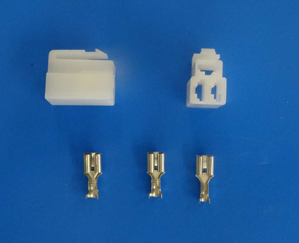 3 Pin Female Connector 63mm Terminals Rexs Speed Shop