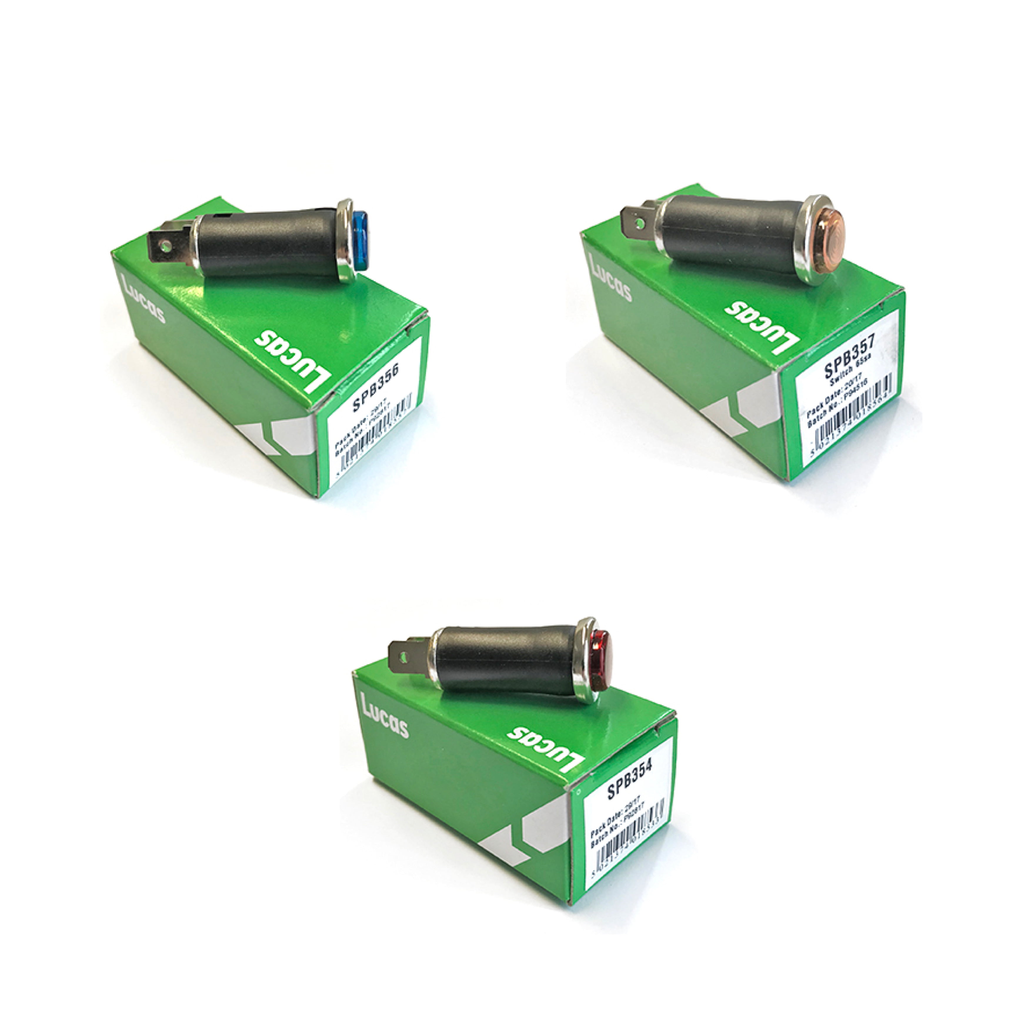 Genuine Lucas Triumph BSA Norton 500 650 Faceted Red Warning Light PN# 99-1208