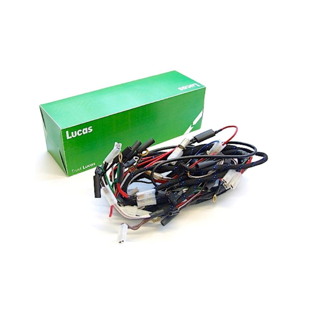 Genuine Lucas Wiring Harness Triumph TR25W 1968-70 - Rex's ... motorcycle wiring harness restorations 