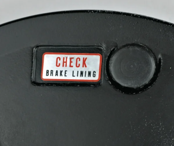 Check Brake Lining Decal Rex's Speed Shop