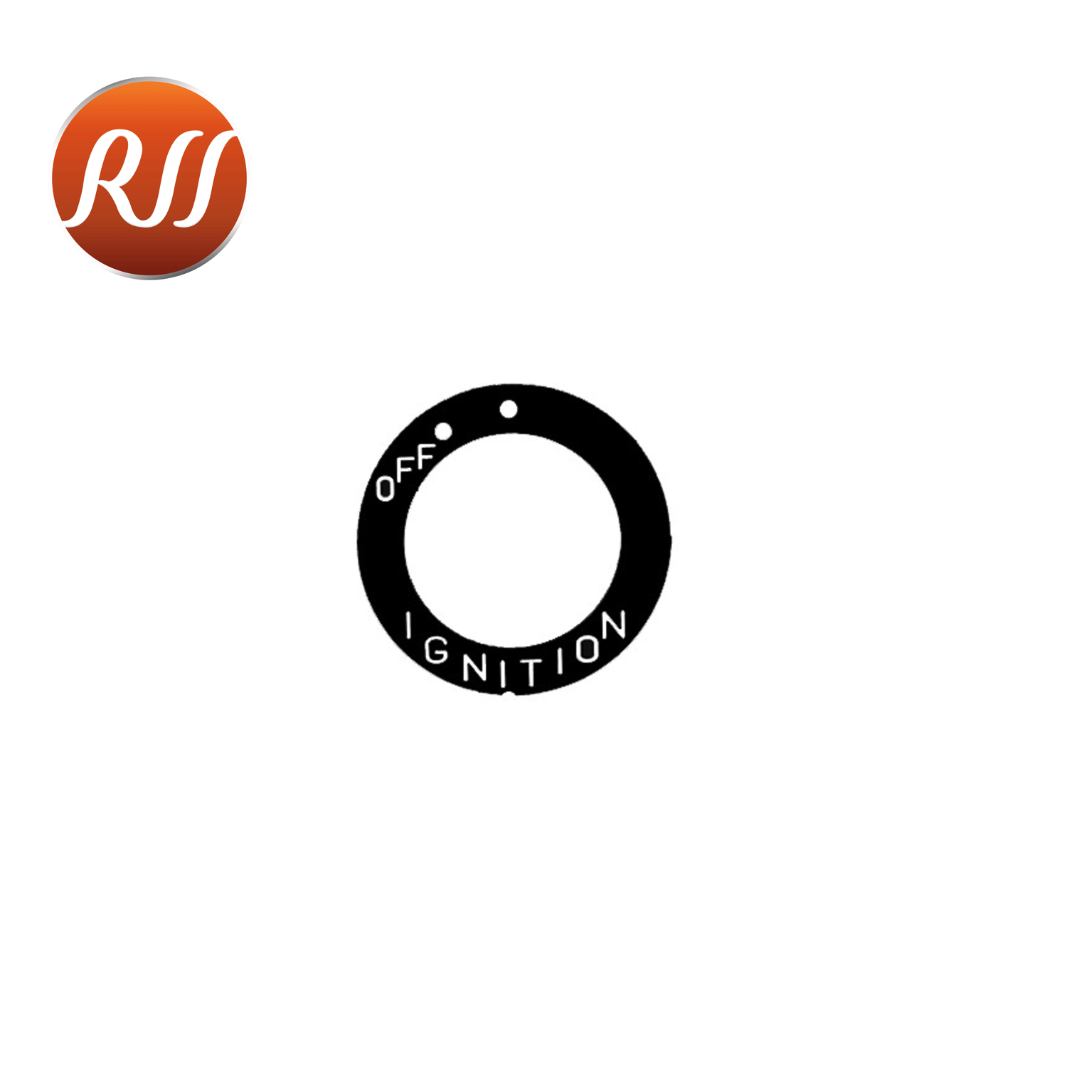 XT500 DT175 DT250 DT400 Ignition Switch Decal 2 Position Rex